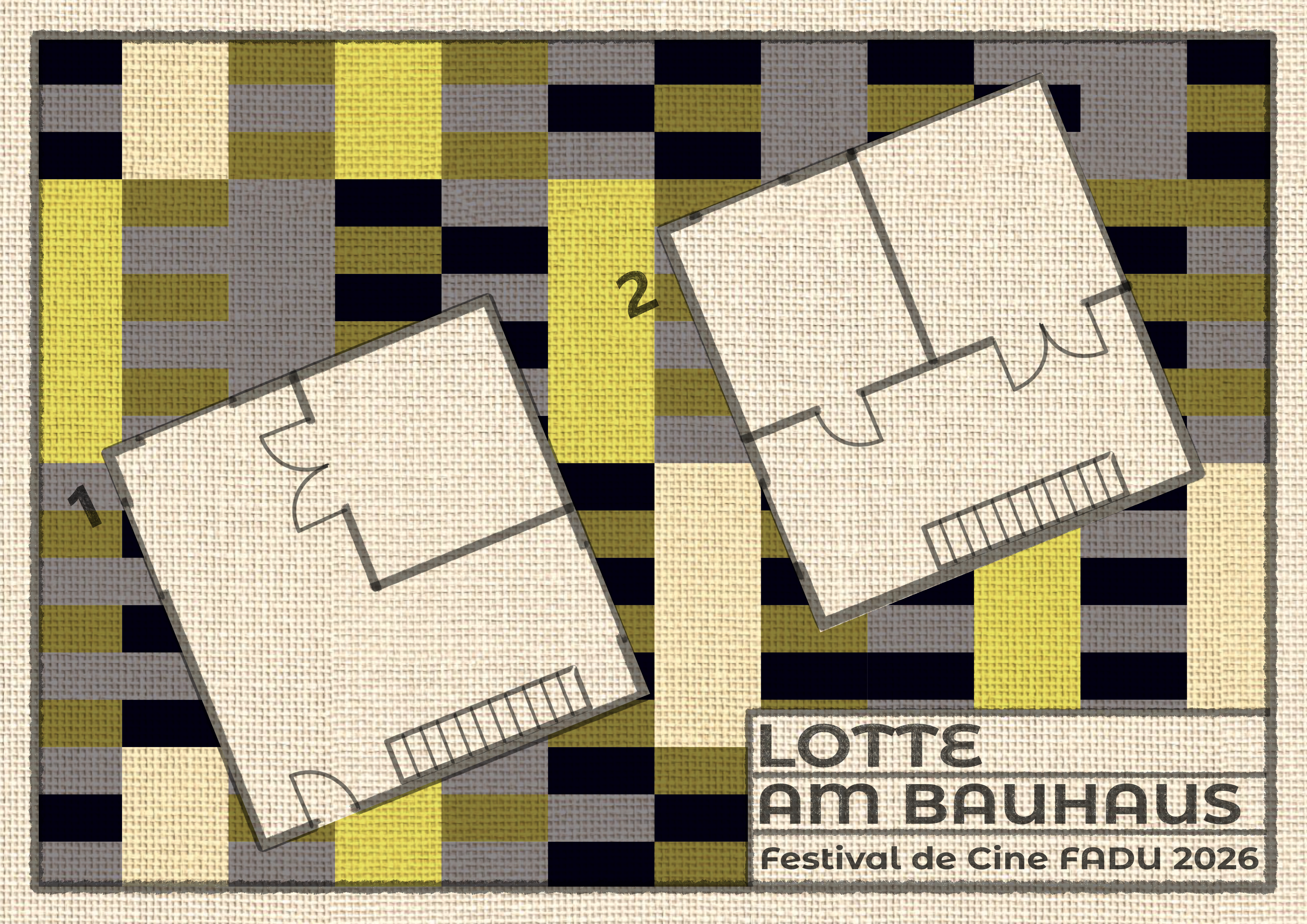Afiche publicitario conceptual - Lotte am Bauhaus